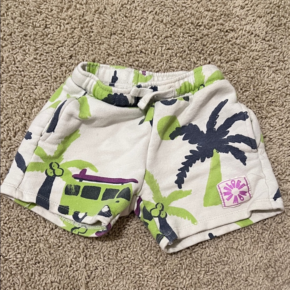 Tropical Print toddler boy Shorts